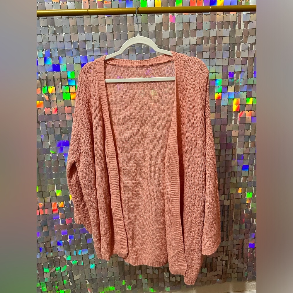Coral Pink Cardigan